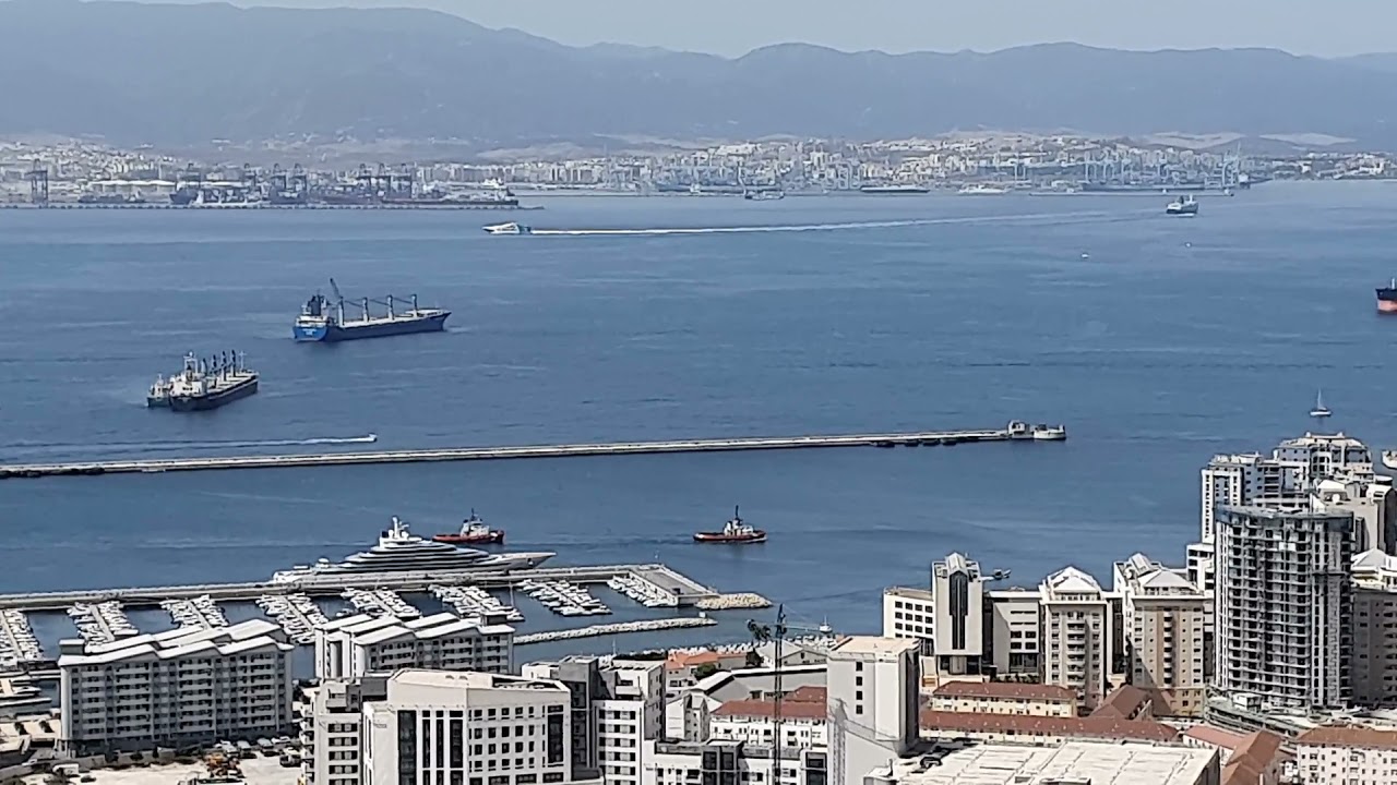 Europa Lighthouse,  Gibraltar and GIBPort