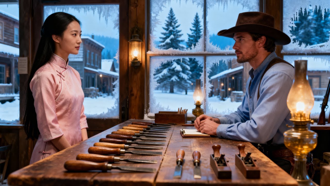 She Was Selling Her Late Husband's Tools to Eat — Until a Cowboy Bought Them and Married Her Instead