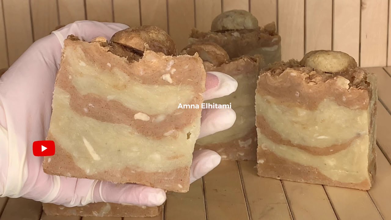 طريقة عمل صابون البابريكا على الطريقة الساخنة | Natural soap | amna elhitami