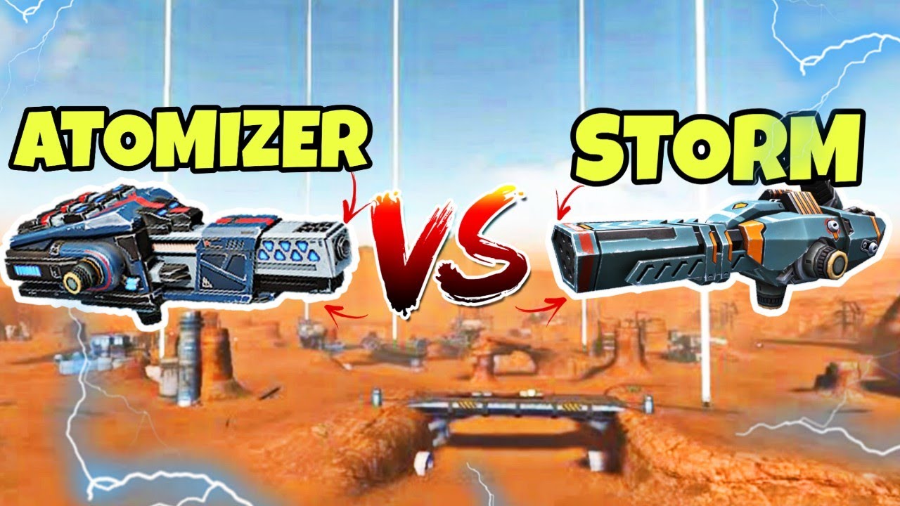 [WR] 🔥 ATOMIZER VS STORM COMPARISON & GAMEPLAY || WAR ROBOTS TEST SERVER ||
