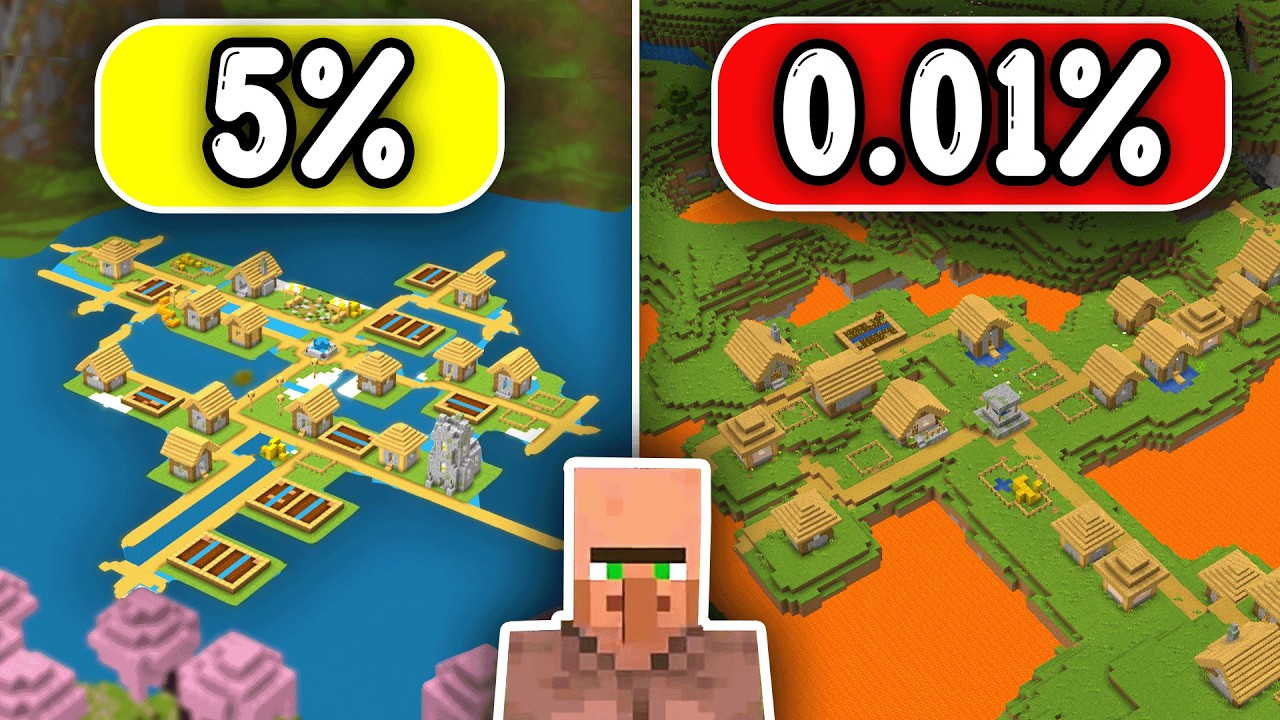 TOP 25 BEST VILLAGE SEEDS in Minecraft 1.21! (Java & Bedrock)