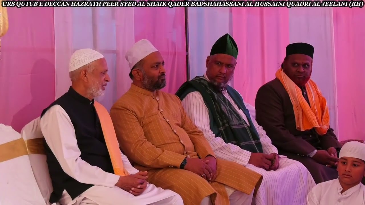 RAFAI KALAM 2 URS QUTB E DECCAN HAZRAT SYEDNA KHADER PASHA JEELANI (RZ) MARKAZI KHANKHA E HASHMIYA