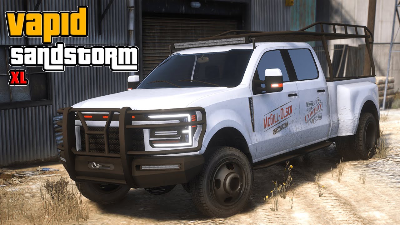 Vapid Sandstorm XL (Ford F350 Dually / Chevy Silverado 2500 HD) | GTA V Lore Friendly Car Mods | PC