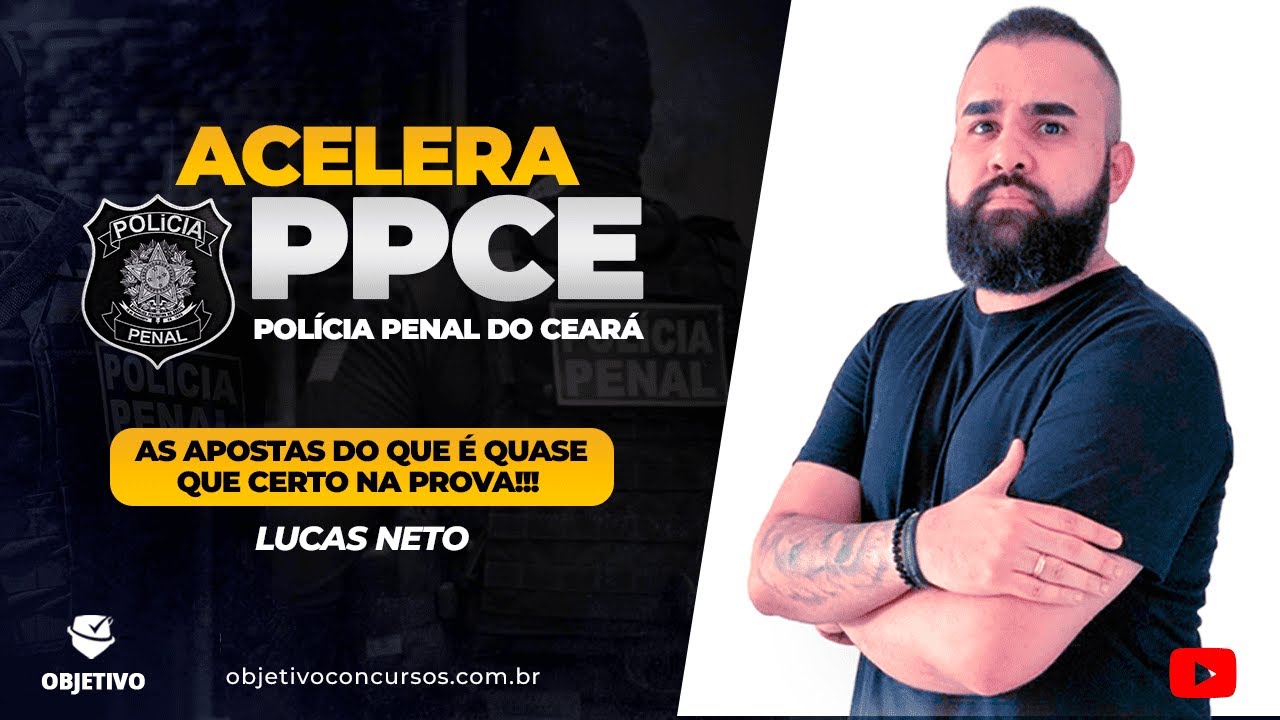 PPCE | AS APOSTAS DO QUE É QUASE QUE CERTO NA PROVA!!!
