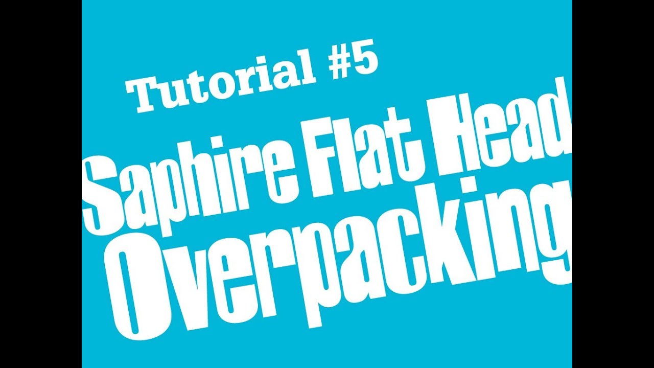 Shisha Tutorial #5 - Saphire Flat Head Overpacking Setup