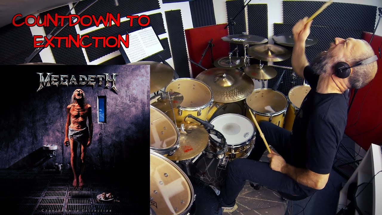 Megadeth - Countdown to Extinction - Nick Menza DRUM COVER by Edo Sala