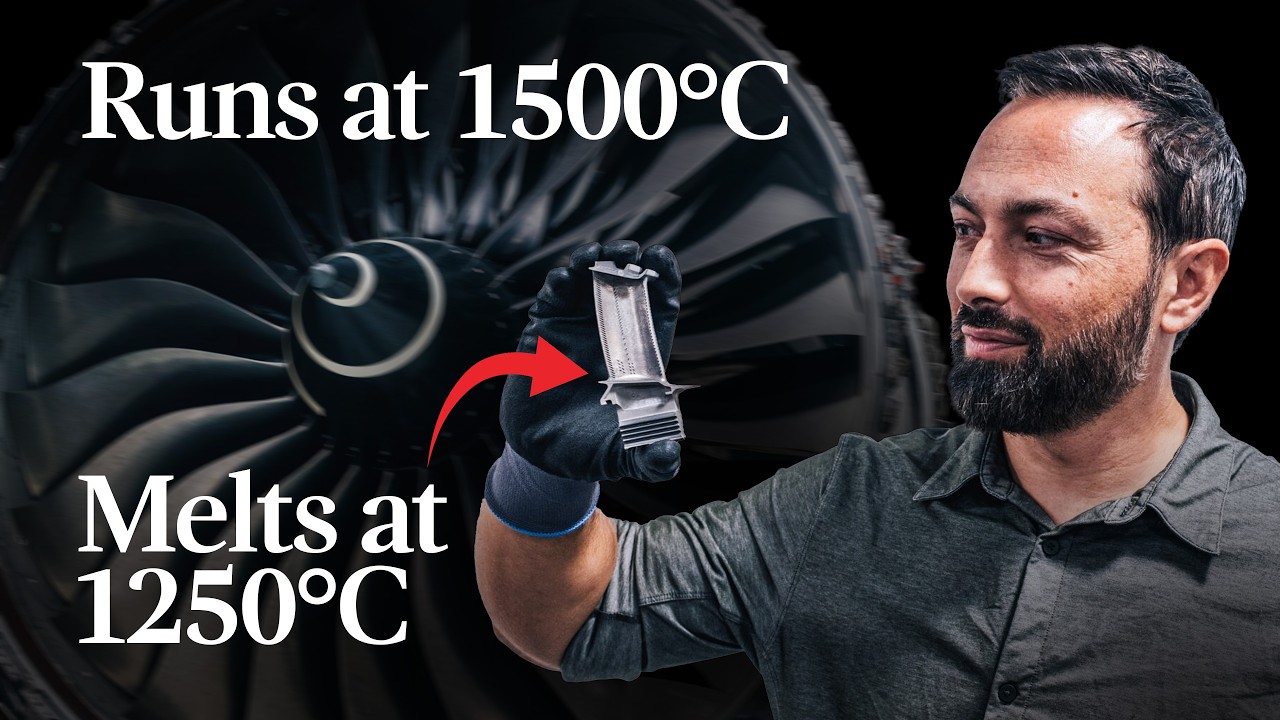 Why don't jet engines melt?