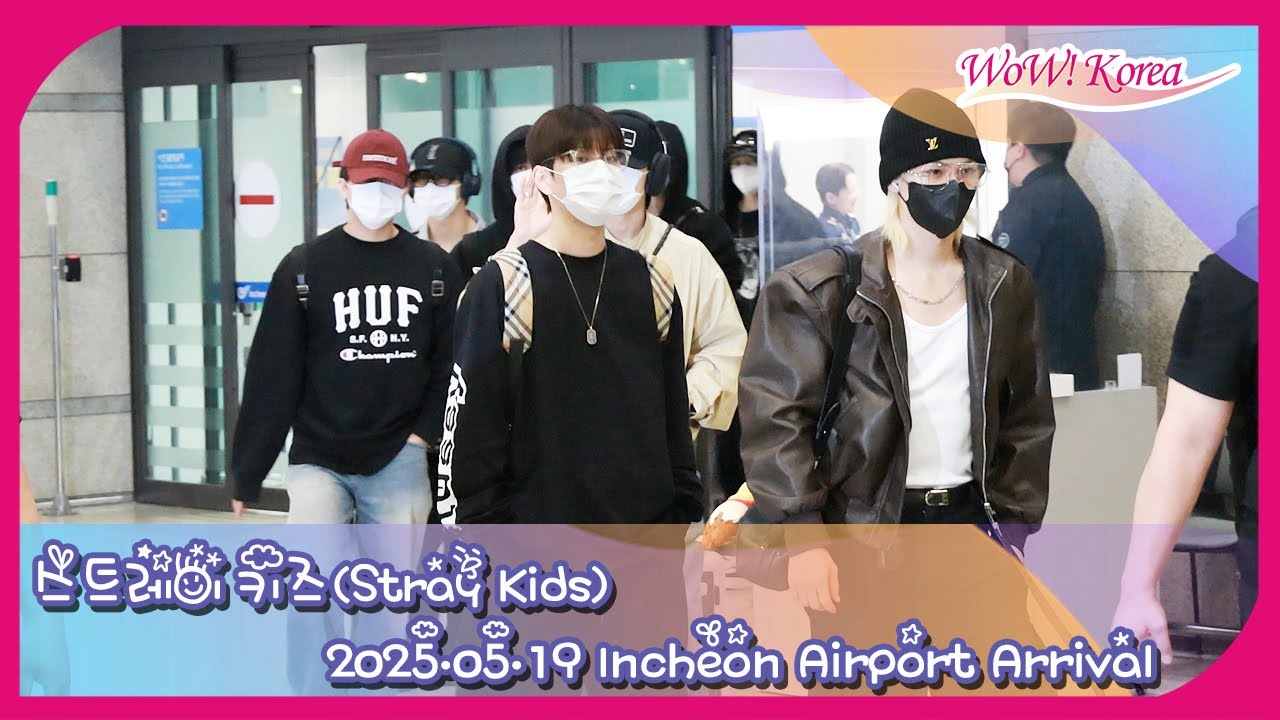 [4K] Stray Kids、日本のスケジュールを終えて帰国するイケメンたち...「韓国だ~!」
