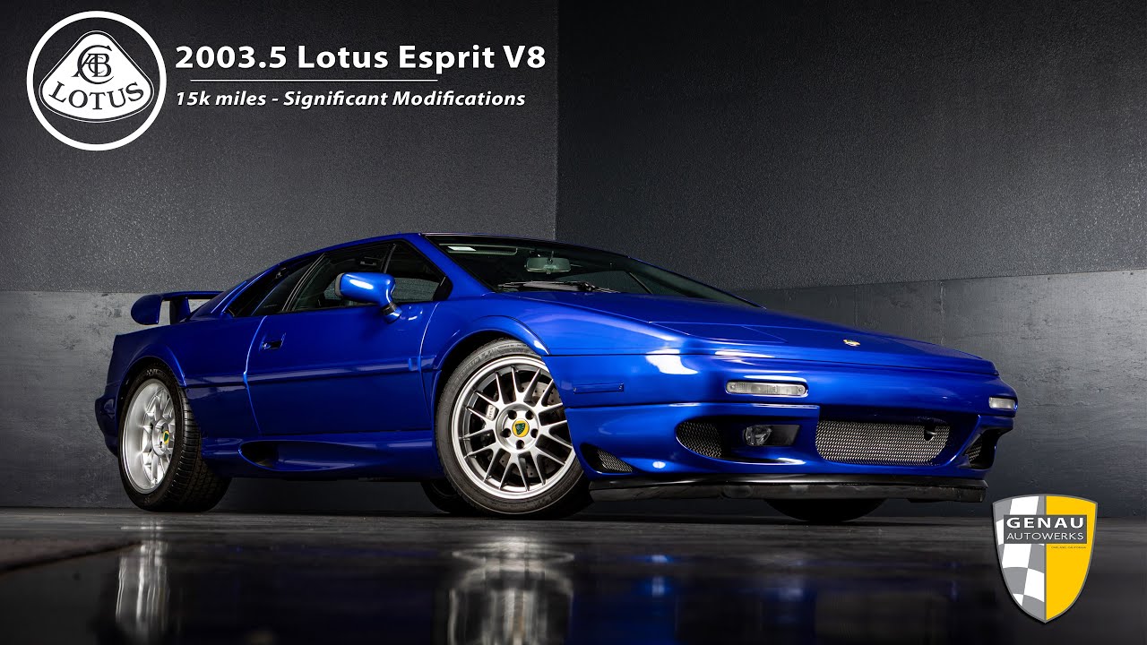 Вот это да, мощный Lotus Esprit Final Edition.