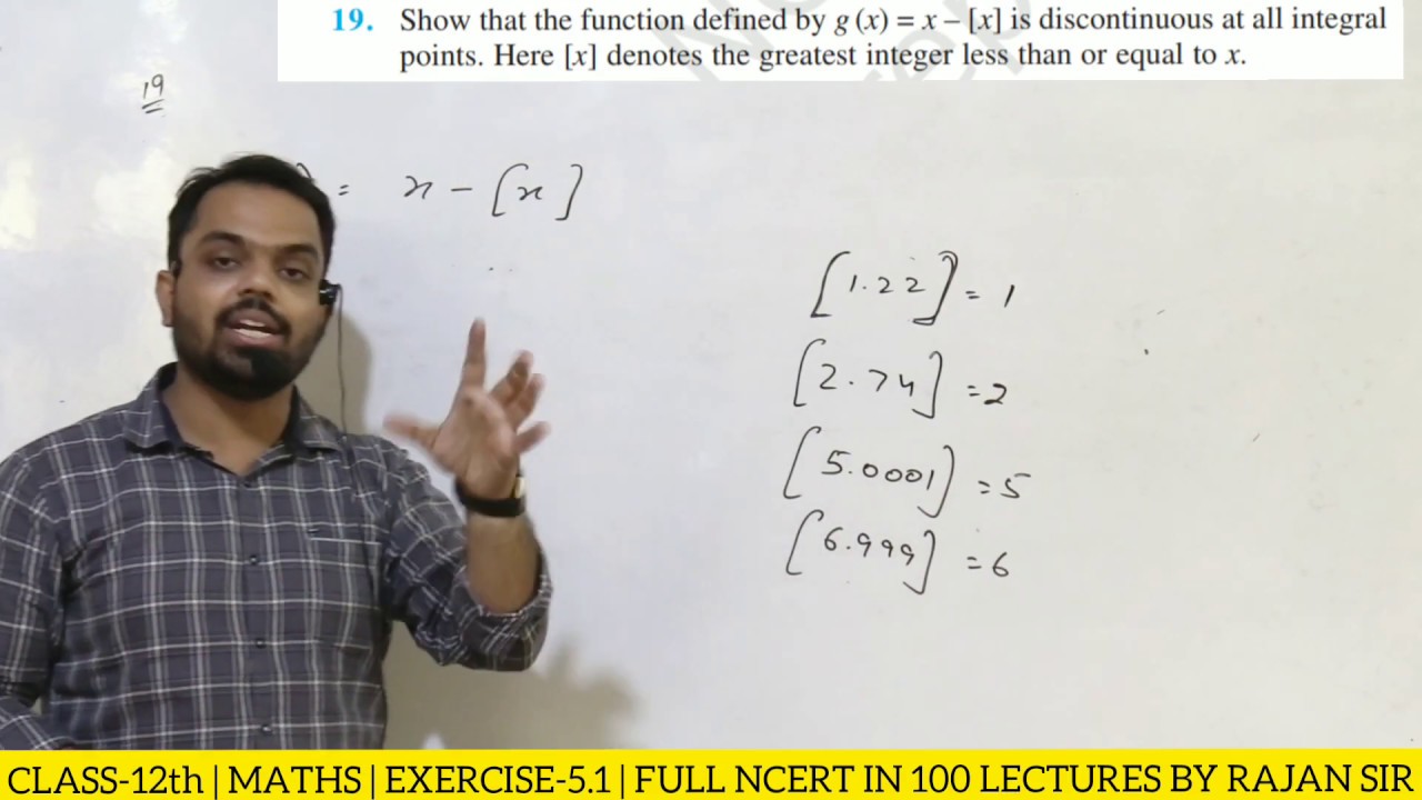 Exercise 5.1 class 12th (part-3)