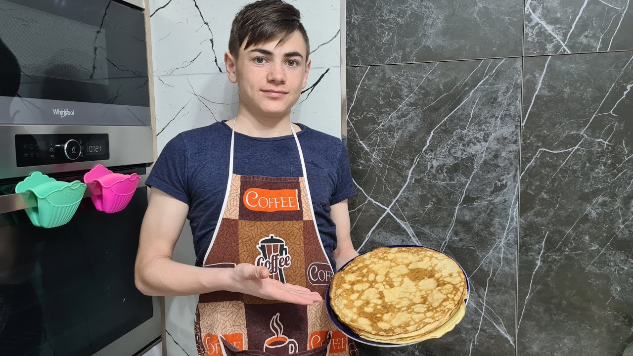 Bucătarul Cristian vă prezintă rețeta lui de clătite cu trei umpluturi 💪❤🤗