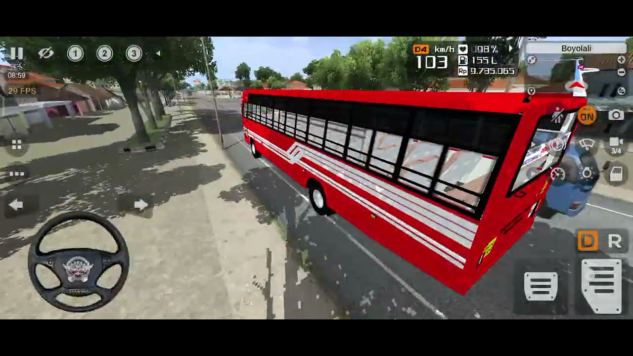 indonesia bus simulator gurjarnagri bus GSRTC #bussimulator #busgames #video #gaming 