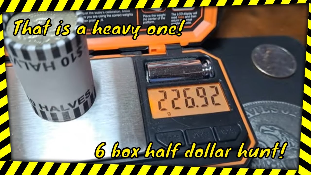 5 box half dollar hunt! The silver train rolls on!! #huntingswohio #coinrollhunting #silver