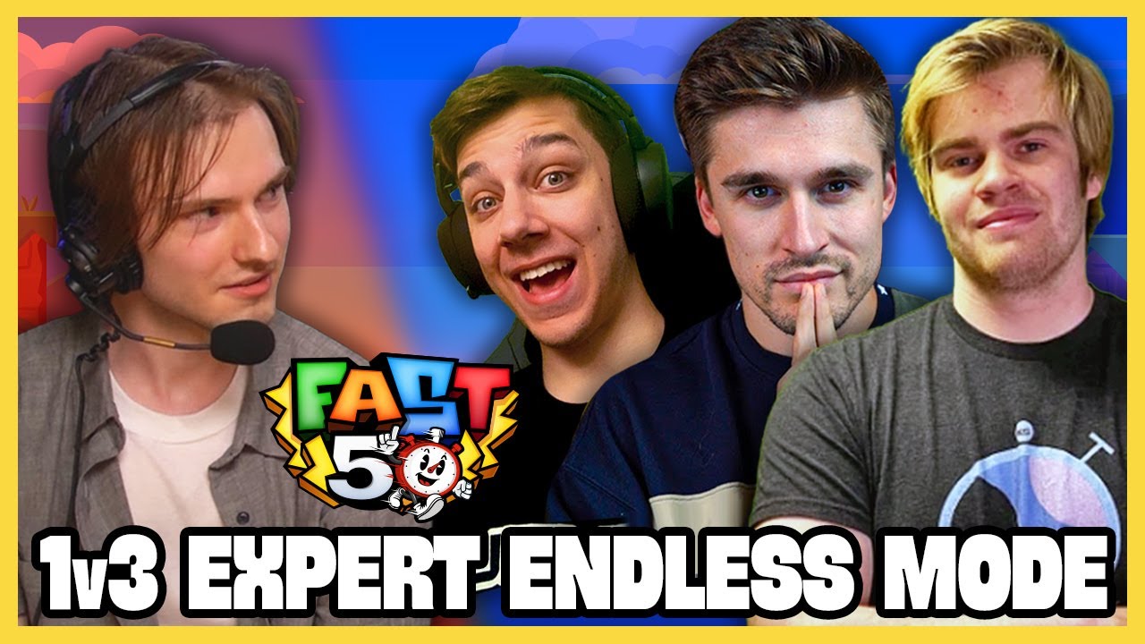 LilKirbs takes on cjya, EazySpeezy, and Ludwig in Super Mario Maker | Fast50