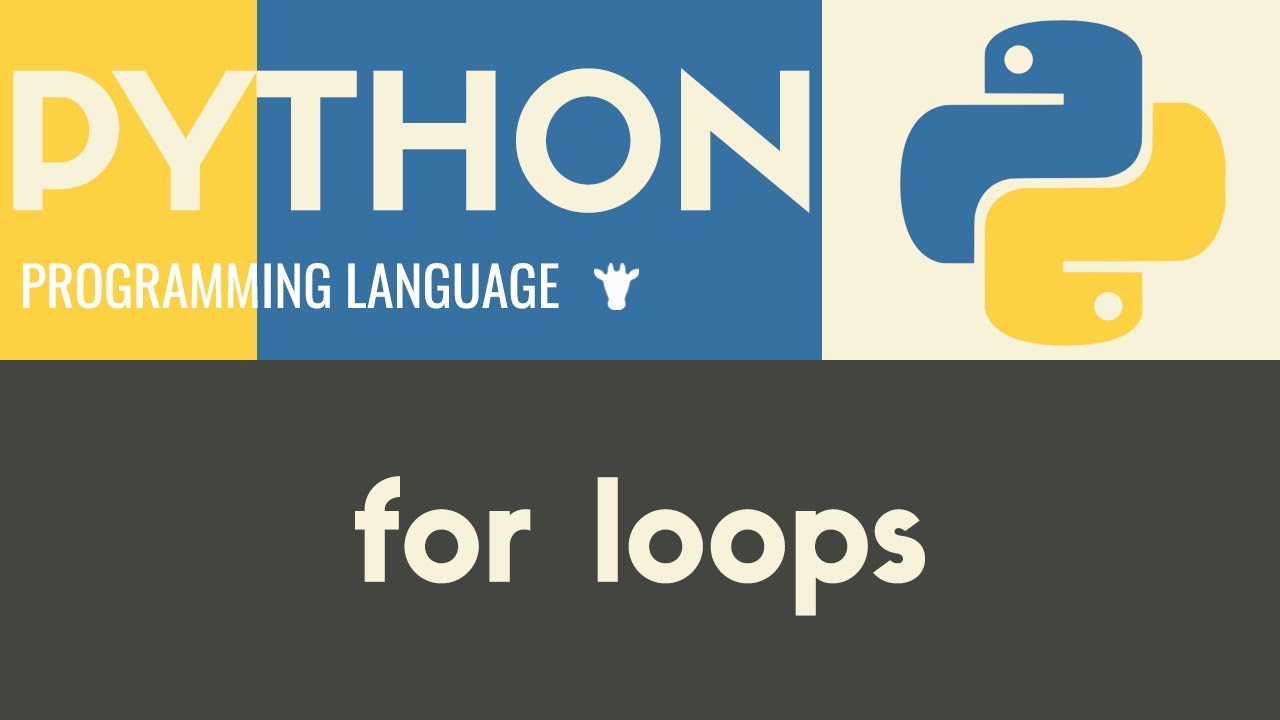 For Loops | Python | Tutorial 22