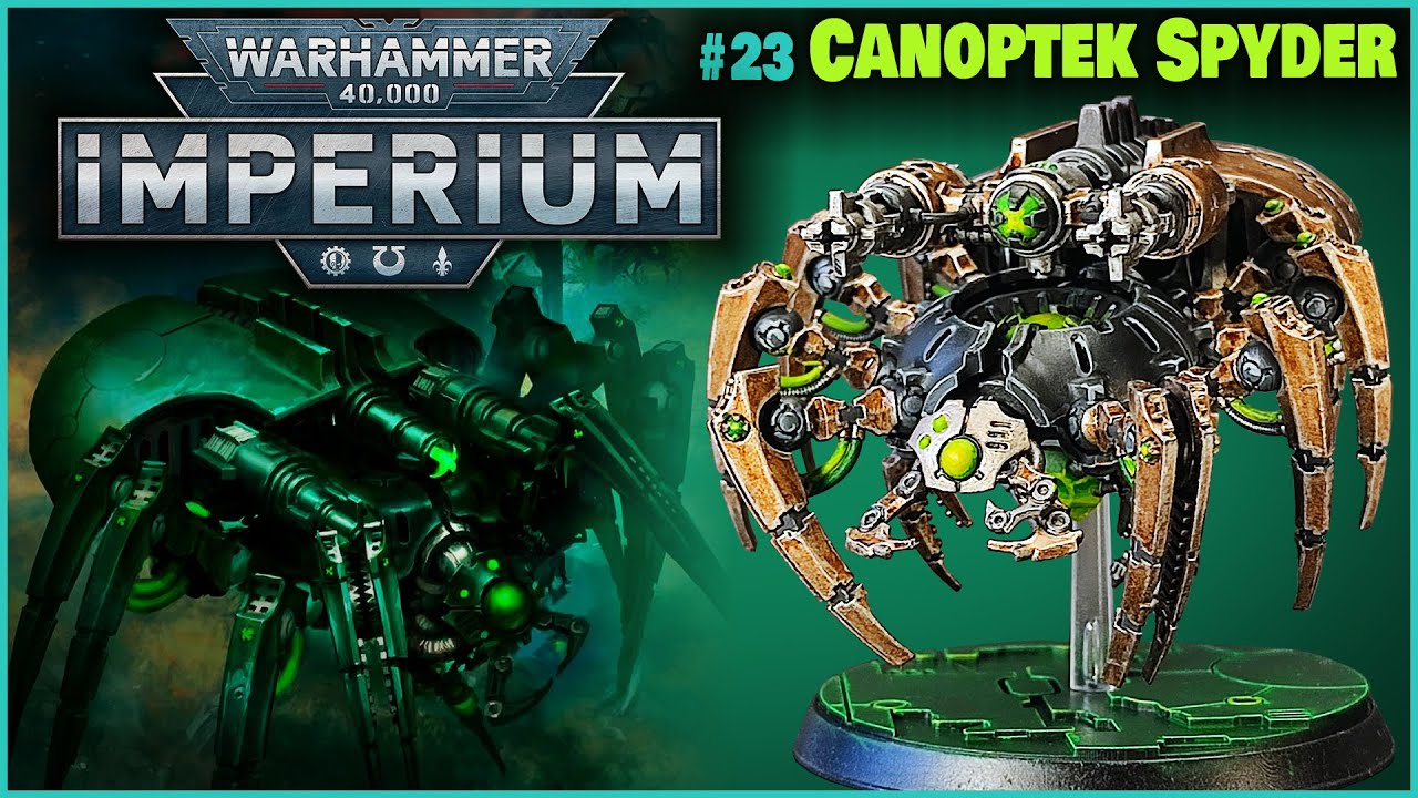 Peinture Arachnyde Canoptek (Canoptek Spyder) | Warhammer Imperium #23