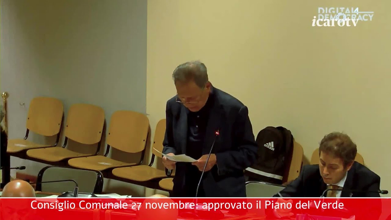 Il consiglio comunale in pillole. Presentato e approvato il nuovo piano verde