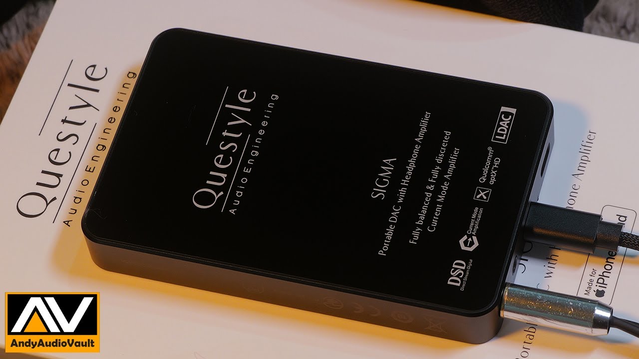 Questyle SIGMA Current Mode Portable DAC Amp Unboxing