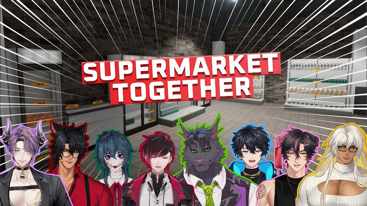 【Supermarket Together】Working with other hot Vtubers!