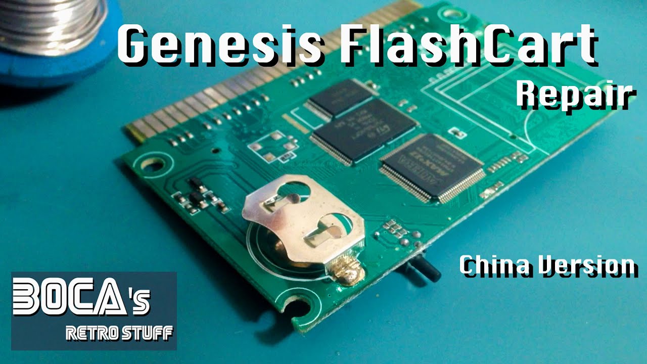 Fixing a Flashcart (Everdrive Clone) for the Sega Genesis / Mega Drive