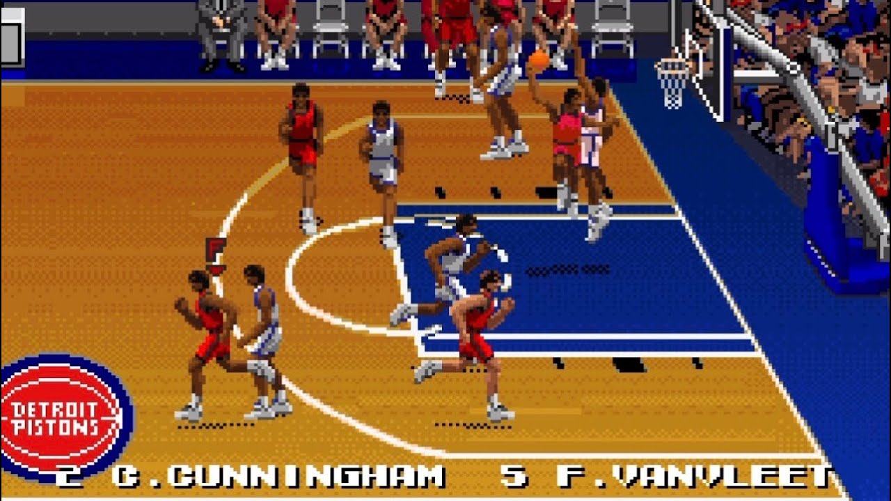 NBA CPU Game: Rockets vs. Pistons (1/23/26) | Tecmo Super NBA Basketball (SNES)