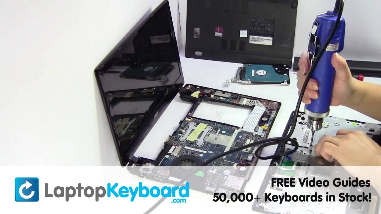 Acer Aspire One Keyboard Replacement Guide - 725 756 AO725 AO756 Ultrabook V5