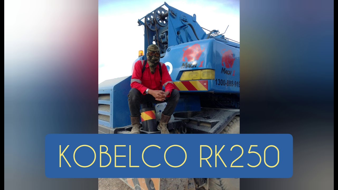 Cara operate crane basic setting Kobelco RK250 (Malay)