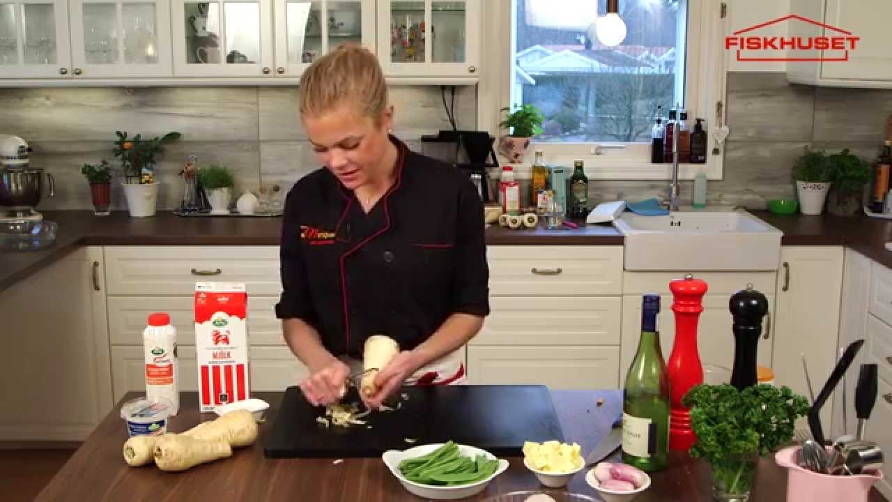 Smörstekt kummelfilé med palsternackspure