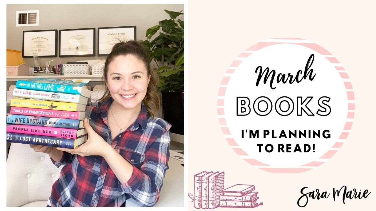 March TBR | Books I Plan to Read | & GIVEAWAY! | Sara Marie |