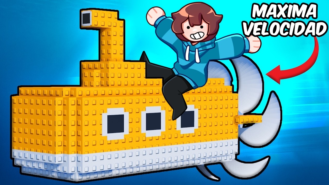 Construí el SUBMARINO más RÁPIDO del mundo!