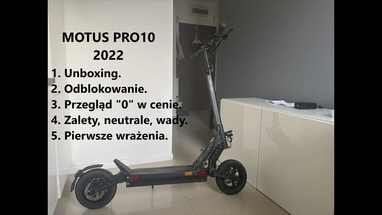 MOTUS PRO10 2022 - Unboxing. Odblokowanie. Przegląd 0 W CENIE. CZY WARTO?