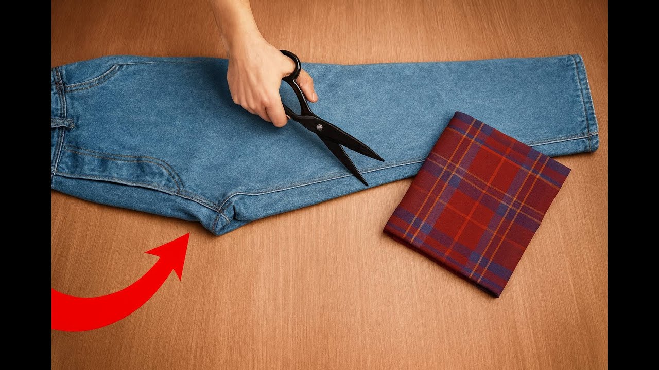 ✅amazing jeans technique:don’t throw away your old jeans♻️sundress