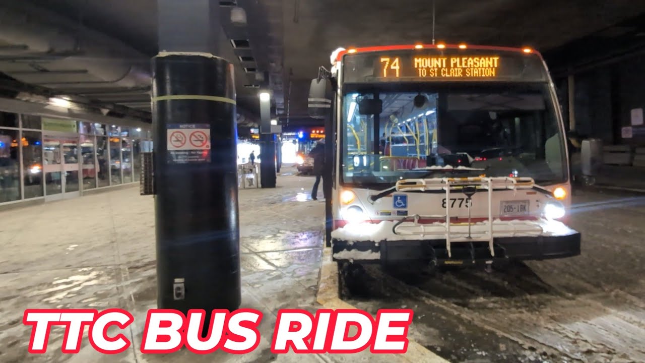 Post-Snowstorm Commute: TTC Route 74 (Eglinton to St. Clair)