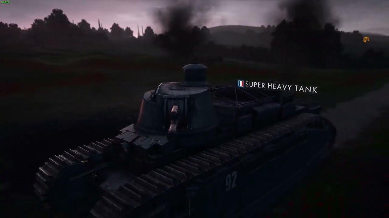 The Field Gets Chaotic When the Char2C Enters the Battle. | BF1 Operations Rupture
