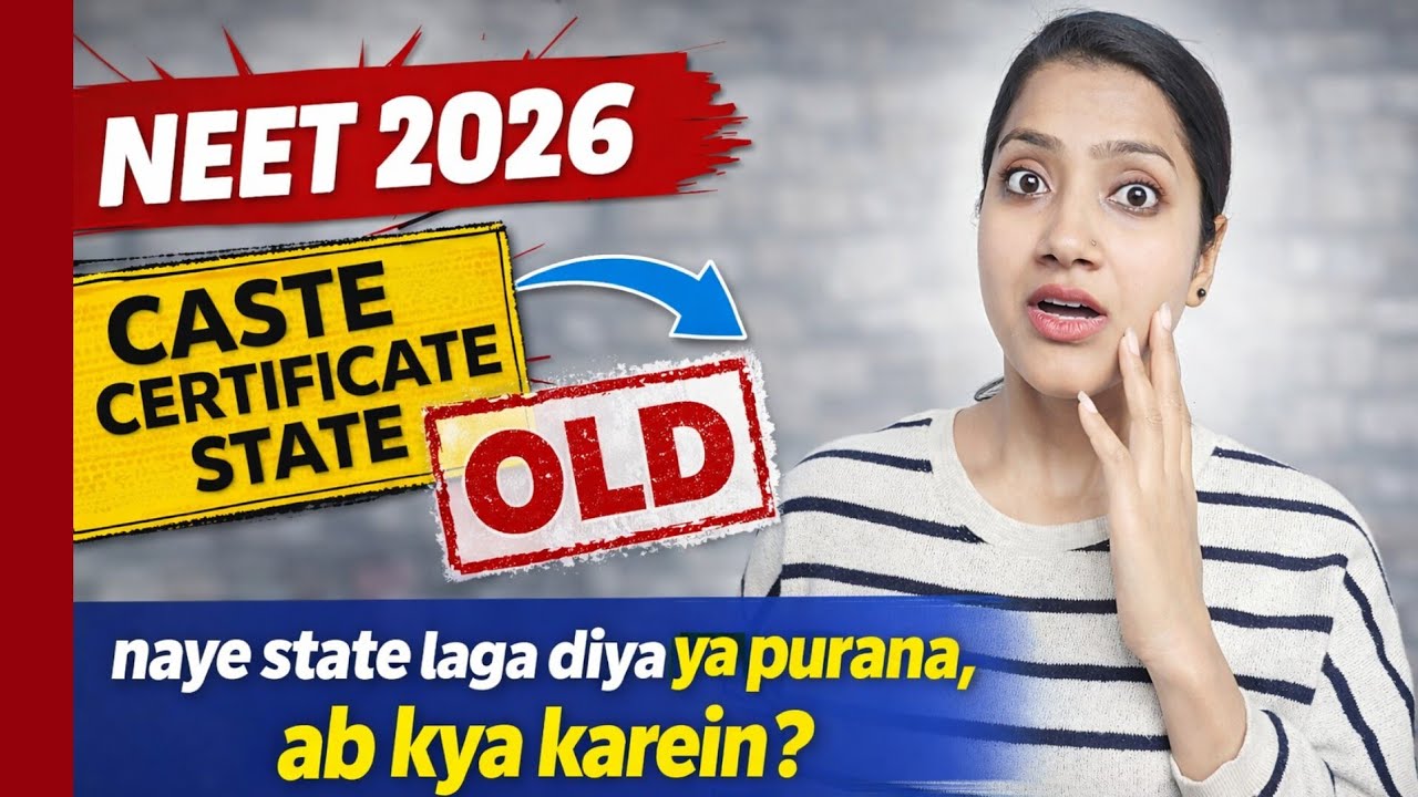 क्या form reject हो जाएगा 🚫 | NEET UG caste certificate mistake | NEET UG 2026 updates | NEET 