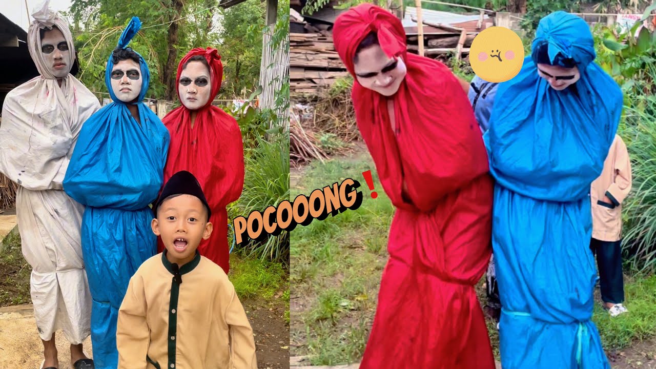 Penampakan Tiga Pocong di Hadapan Bocil bikin Nyengir Ketar-Ketir 👻 Bikin Ngakak sampai Bengek 🤣