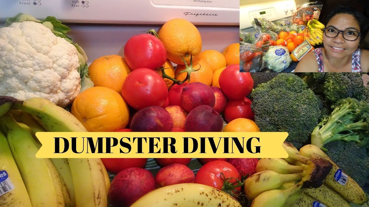 BUHAY AMERIKA:DUMPSTER DIVING:WHY DO STORES THREW OUT SO MUCH FOODS!?