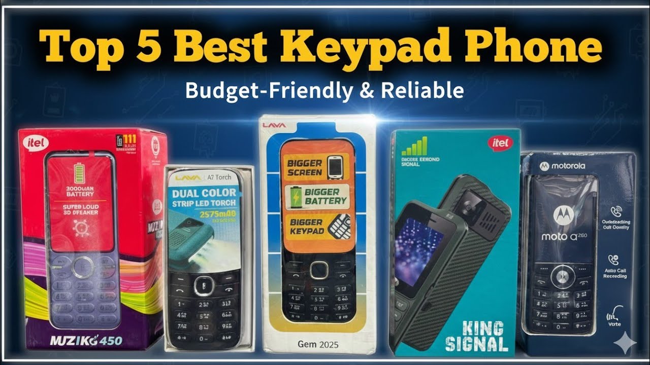 Top 5 Best Keypad Phone ⚡⚡ Top 5 Best Phone ⚡⚡ Best Keypad Phone features ⚡ Sabse Sasta keypad phone