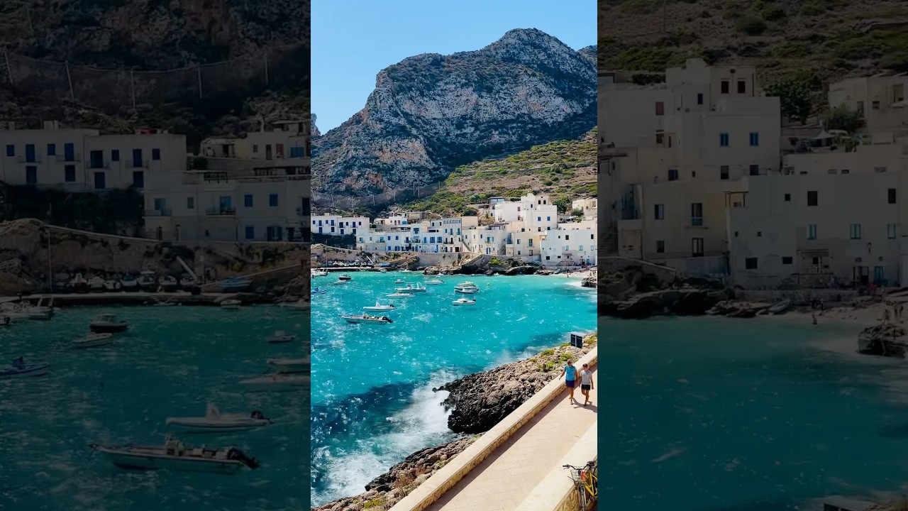 MOST MAGICAL ISLAND in SICILY &ndash; LEVANZO&rsquo;S TURQUOISE WATERS 🌊✨