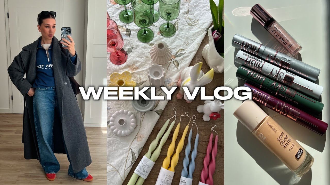 Weekly Vlog | бюджетные находки, собираемся вместе, декор для дома | MrsWikie5