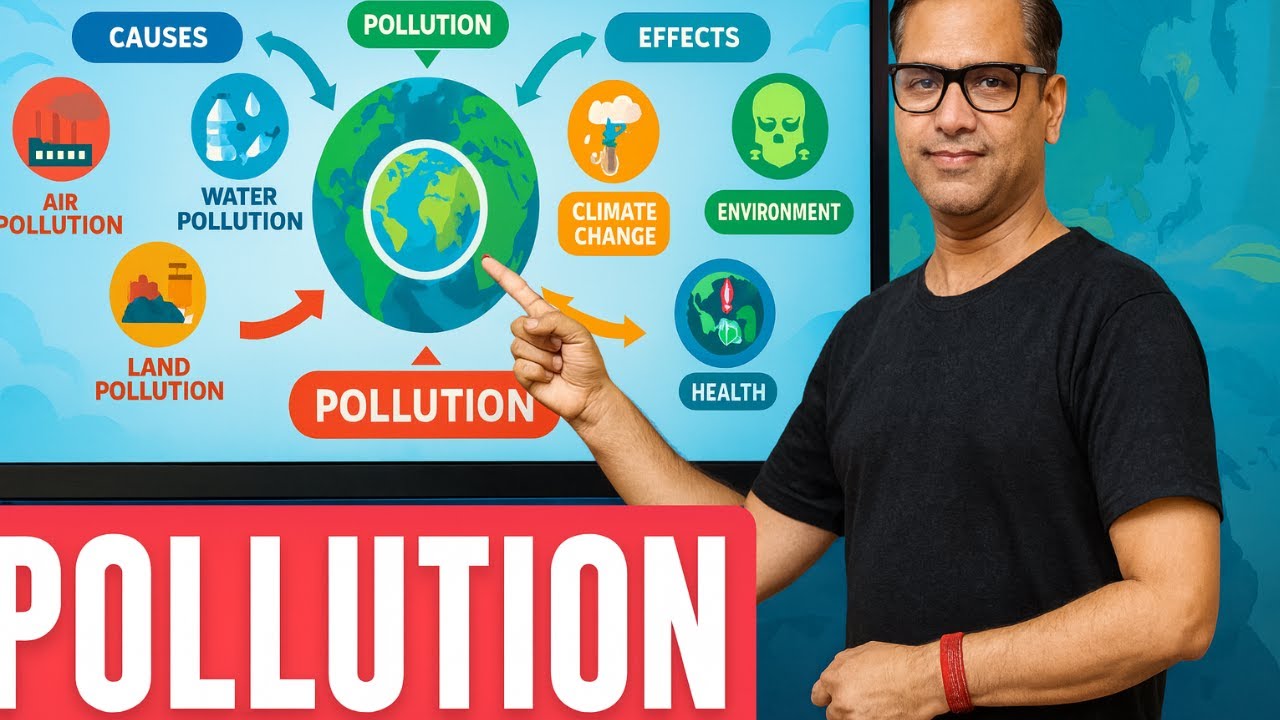 Pollution ICSE Class 9 | Pollution Geography Class 9 ICSE | @sirtarunrupani