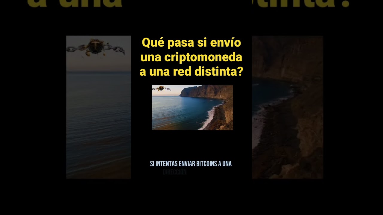 Qué pasa si envío una criptomoneda a una red distinta? 