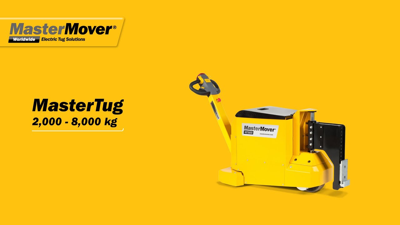 MasterMover Electric Tugs - MasterTug 2,000-8,000 kg Range