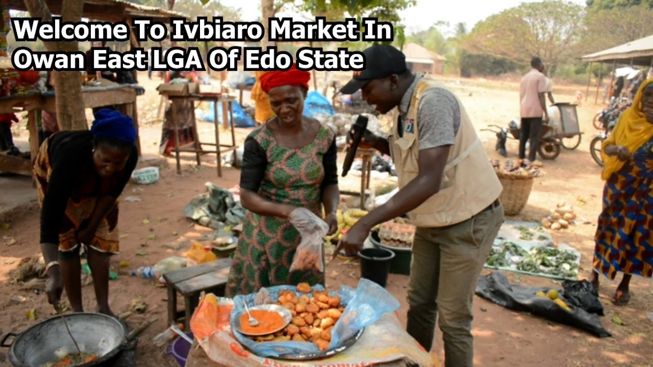 Welcome To Ivbiaro Market In Owan East LGA Of Edo State Where All Food Items Are Sold But Costly.
