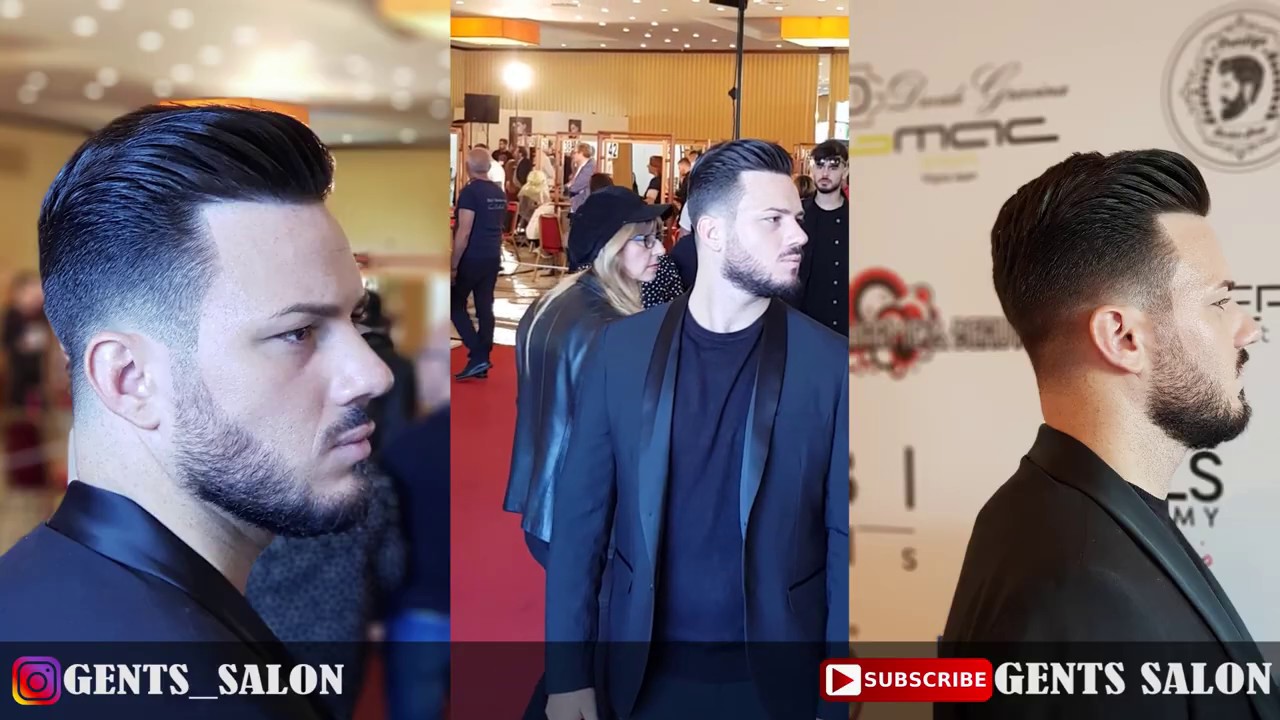 POMPADOUR HAIRCUT / CMC MONDIALE 2019 NAPLES ITALY/ BARBER SHOW  2019