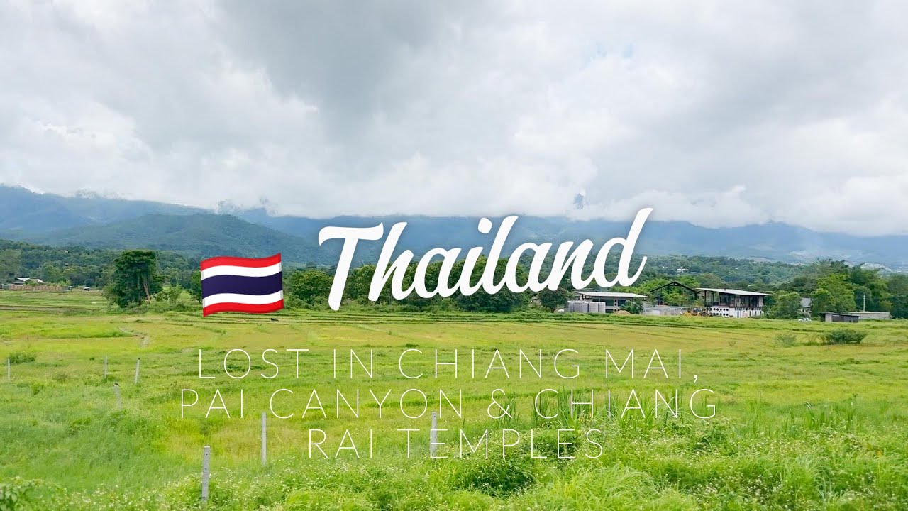 🇹🇭 Thailand Vlog 1 | Chiang Mai → Pai Canyon → Chiang Rai White & Black Temples 4K