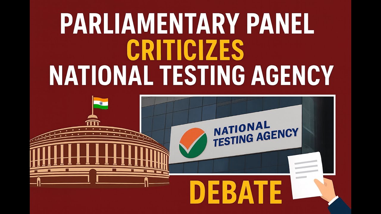 NTA Controversy : Parliamentary Panel Criticizes NTA | Exam Leaks, Reforms & Accountability Debate