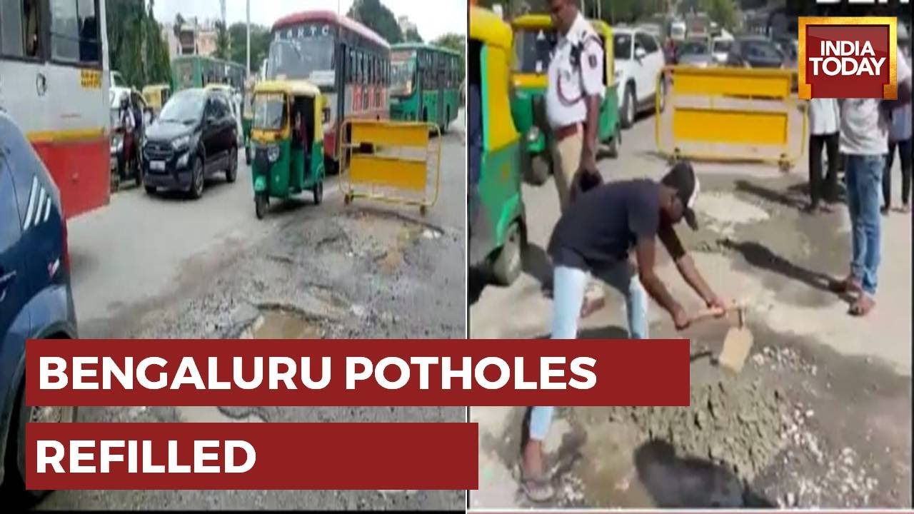 Authorities Cover Pothole After 50-Year-Old Woman Dies In Bengaluru Road Accident|India Today Impact