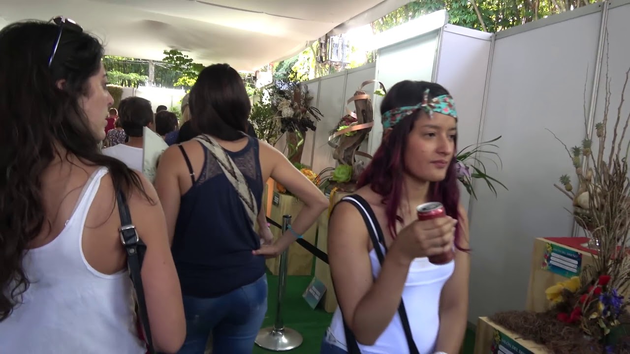 4K Walking around Medellin Colombia #F&eacute;ria de Las Flores #Jardin Botanico