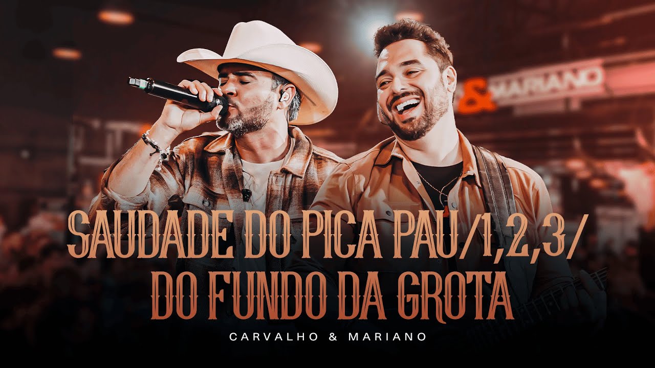Saudade pica-pau / 1,2,3 / Do fundo da grota - Show ao vivo com Carvalho e Mariano As mais animadas